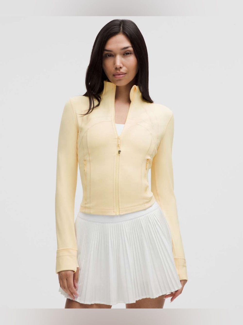 Lululemon Define Cropped Jacket *Nulu Butter Cream
